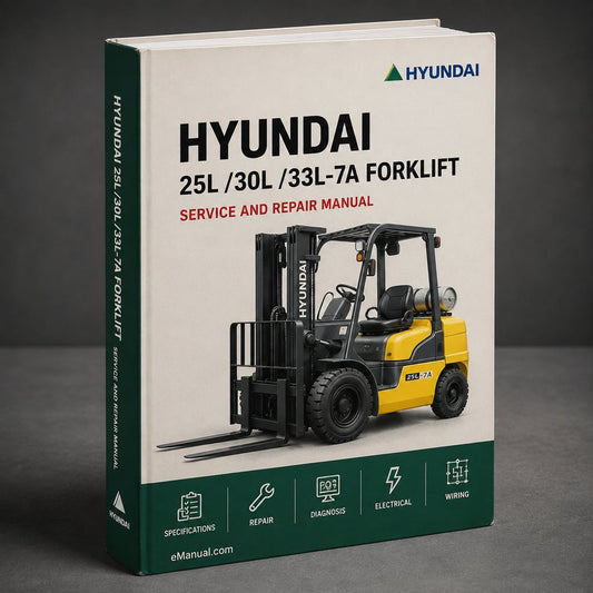 Hyundai 25L(C)/30L(C)/33L-7A Forklift Service Repair Manual