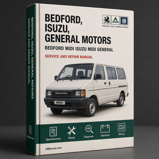 Bedford MIDI IZUSU MIDI General Motors MIDI 1.8L Petrol 2L Diesel Service Repair Manual 80-95