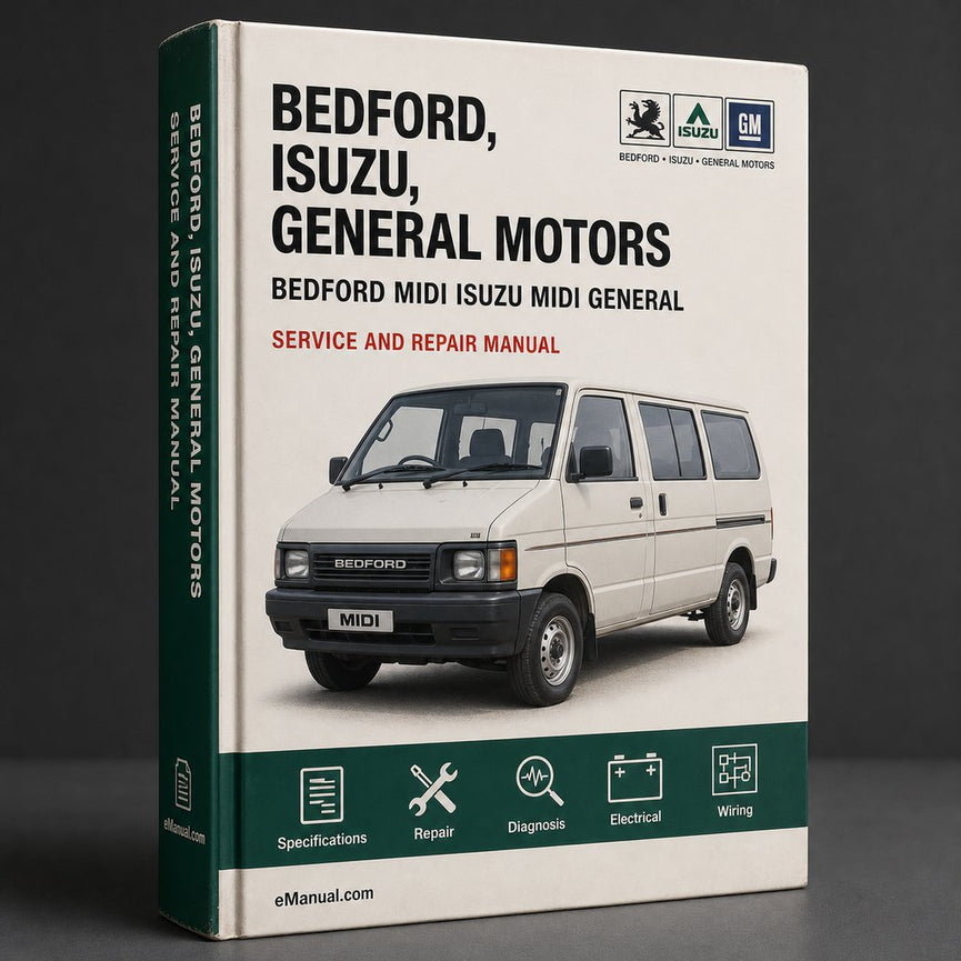Bedford MIDI IZUSU MIDI General Motors MIDI 1.8L Petrol 2L Diesel Service Repair Manual 80-95