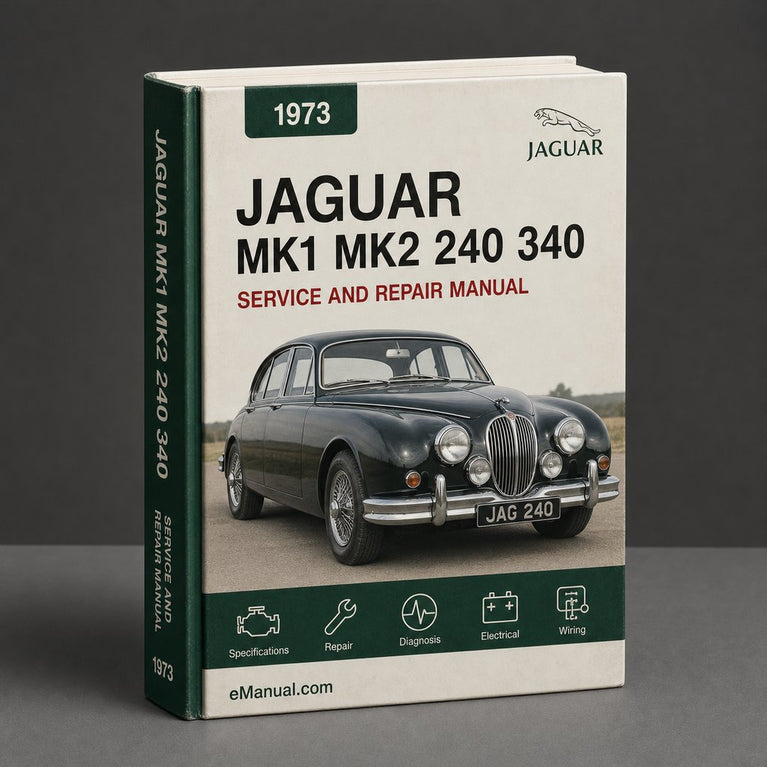 Jaguar 1973 Mk1 Mk2 240 340 1955-1969 Service Repair Manual