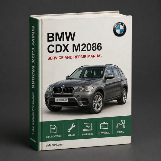 BMW CDX M2086 Service Repair Manual