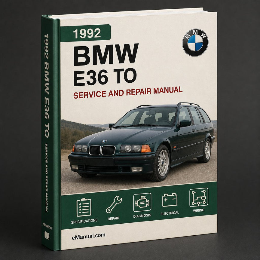 BMW E36 1992 to 1998 Service Repair Manual