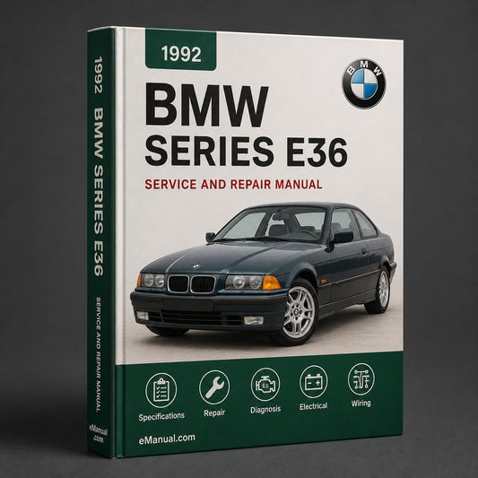 BMW 3 Series E36 Workshop Service Repair Manual 1992-1998