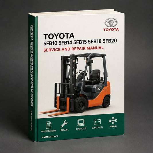 Toyota 5FB10 5FB14 5FB15 5FB18 5fb20 5fb25 5fb30 Service man