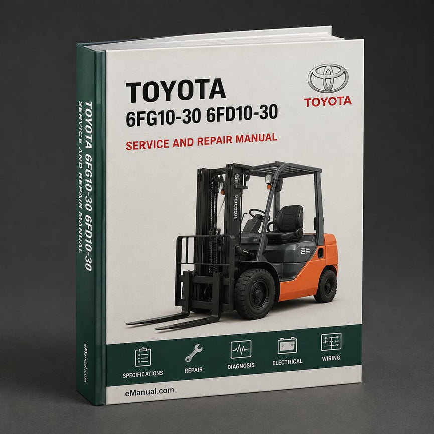 Toyota 6fg10-30 6fd10-30 Service / Repair Manual