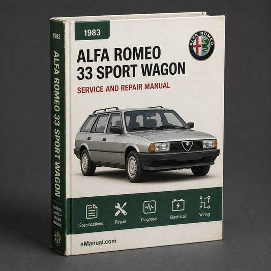 Alfa Romeo 33 Sport Wagon 1983-1989 Workshop Service Repair Manual