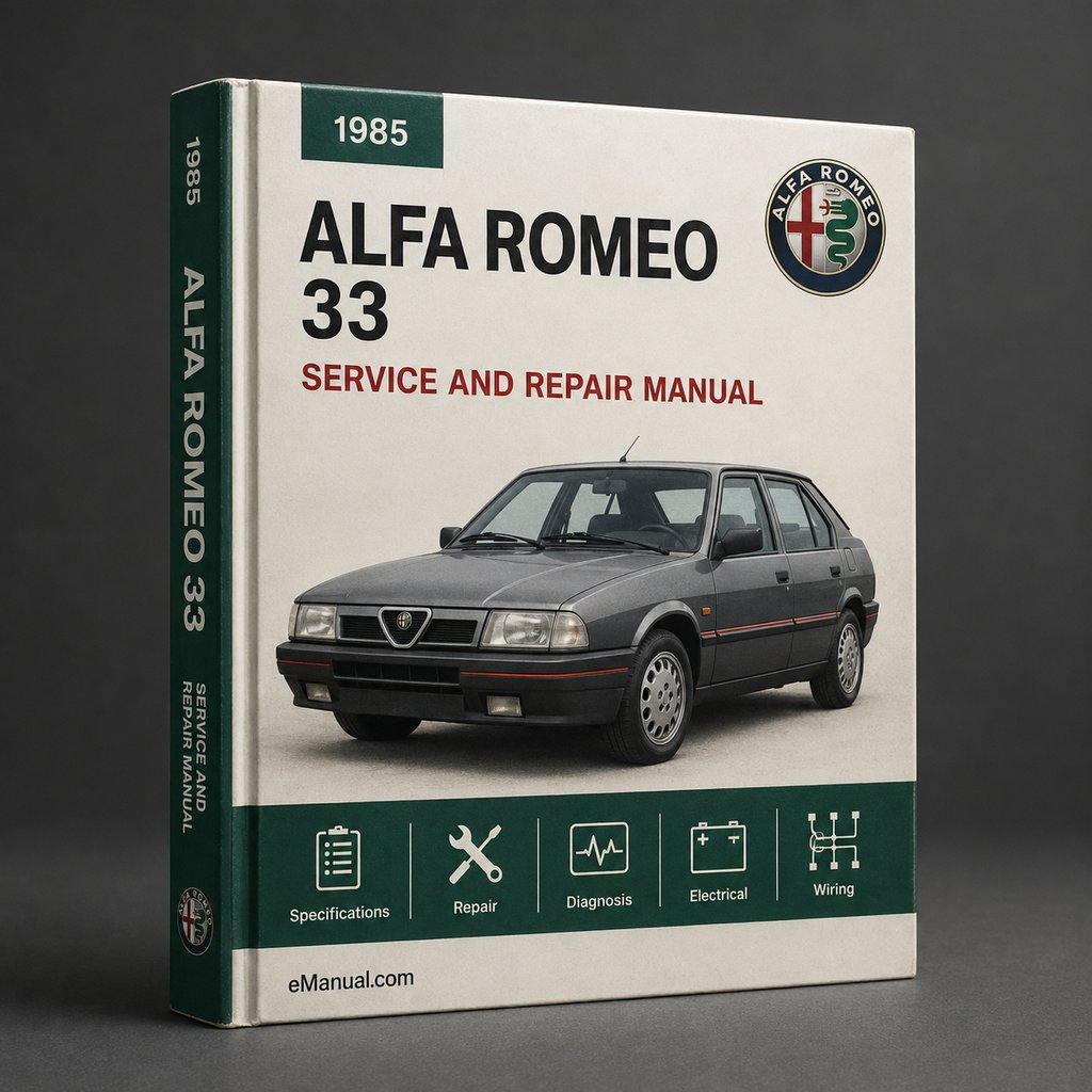 Alfa Romeo 33 1985 Factory Service Repair Manual