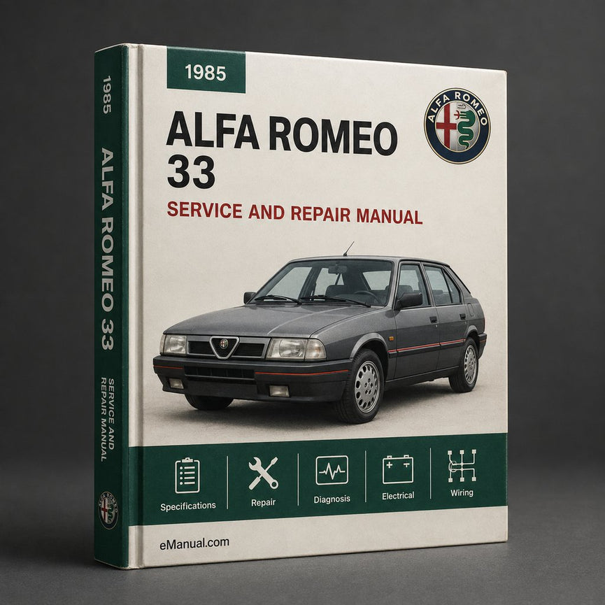 Alfa Romeo 33 1985 Factory Service Repair Manual