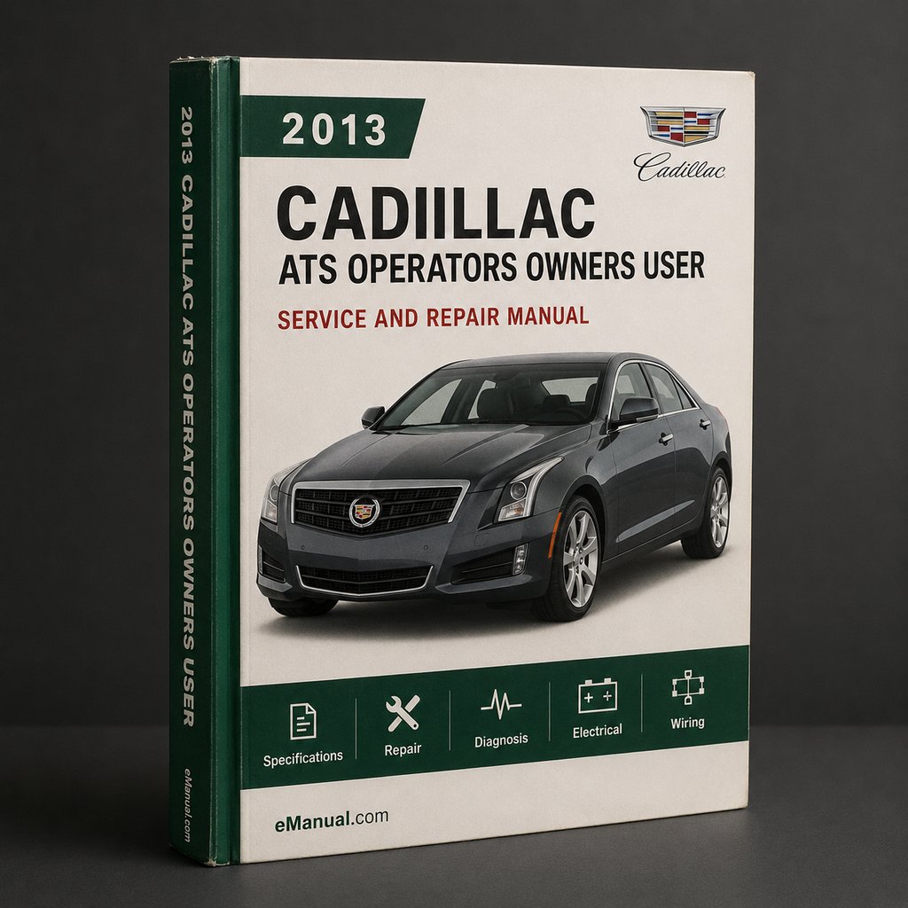 Cadillac 2013 ATS Operators Owners User Guide Manual