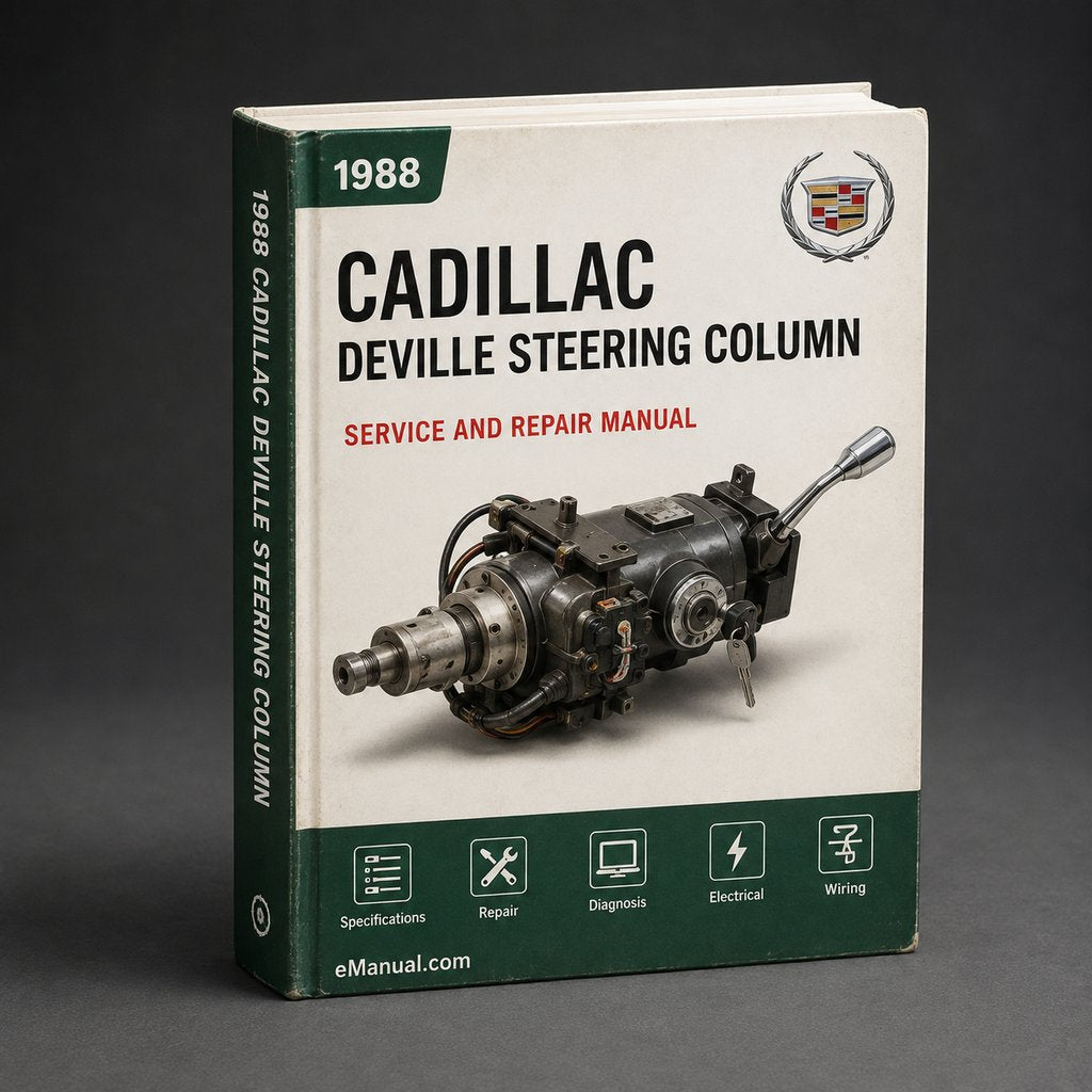 1988 Cadillac DeVille Steering Column Service Repair Manual