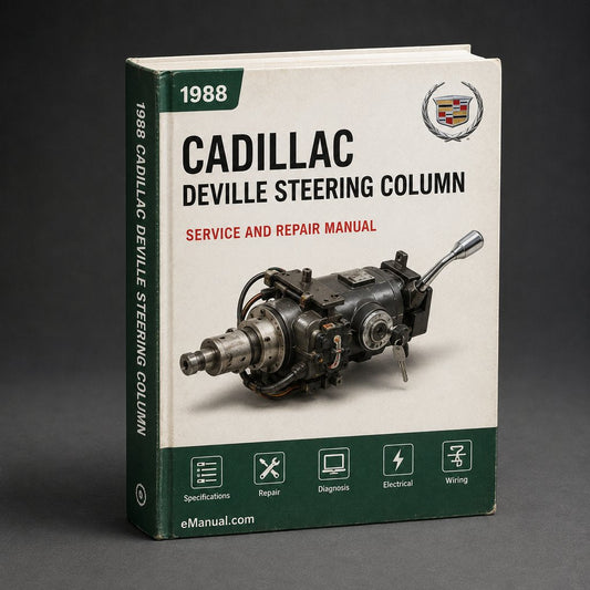 1988 Cadillac DeVille Steering Column Service Repair Manual