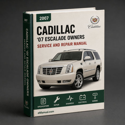 ‘07 Cadillac Escalade 2007 Owners Manual