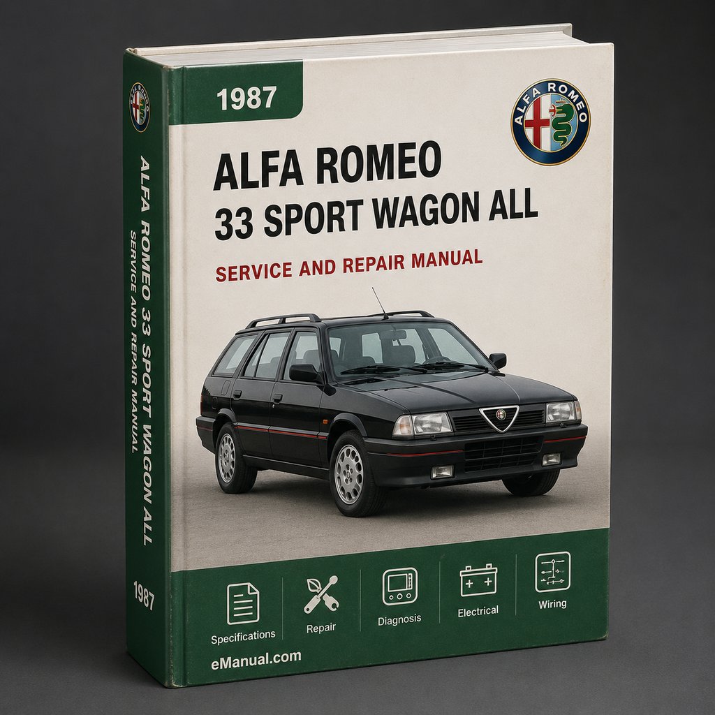 Alfa Romeo 33 Sport Wagon 1987 All Service Manual Repair