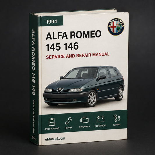 Alfa Romeo 145 146 1994-2001 Factory Service Repair Manual
