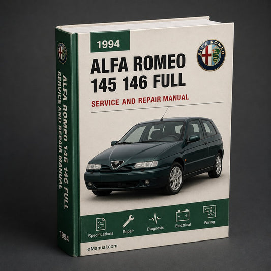 Alfa Romeo 145 146 1994-2001 Full Service Repair Manual