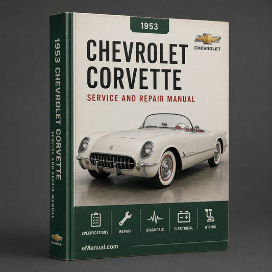 Chevrolet corvette 1953-1975 parts Manual catalog
