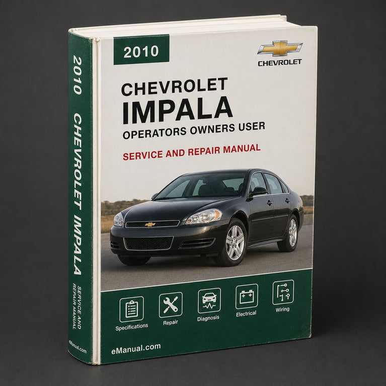 Chevrolet 2010 Impala Operators Owners User Manual