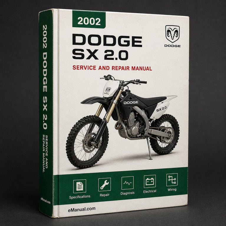 Dodge SX 2.0 2002-2005 Factory Service Repair Workshop Manual