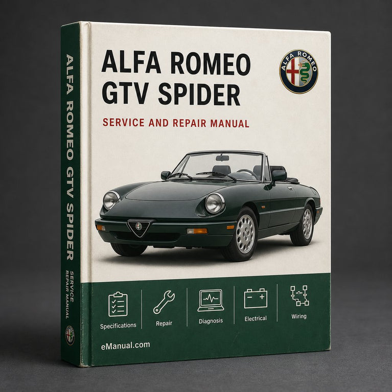 Alfa Romeo GTV SPIDER Service Repair Manual