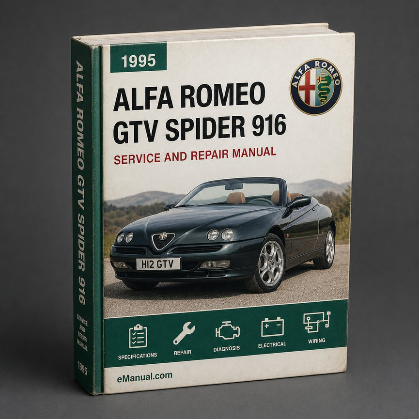1995-2006 Alfa Romeo Alfa Romeo Gtv Spider 916 Workshop Service Repair Manual