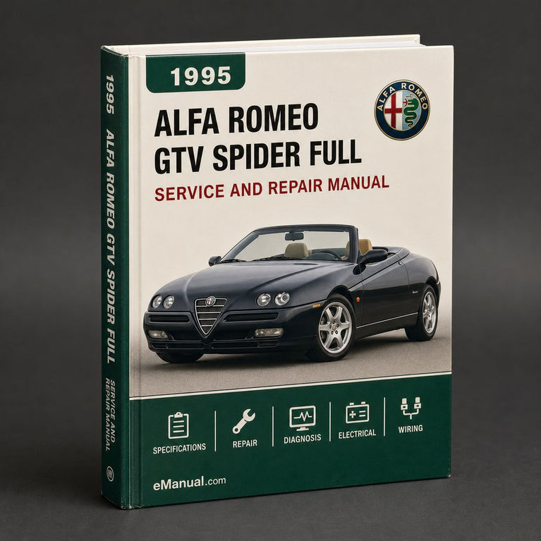 Alfa Romeo GTV Spider 1995-2000 Full Service Repair Manual