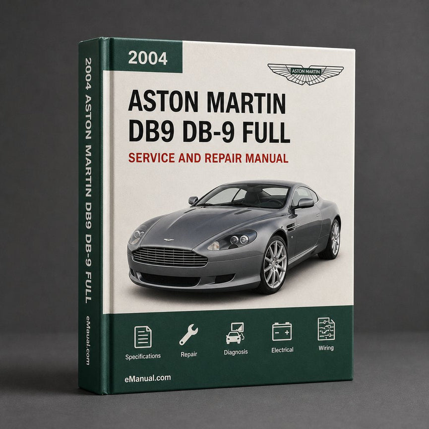 ASTON MARTIN DB9 DB-9 2004-2011 Full Service Repair Manual