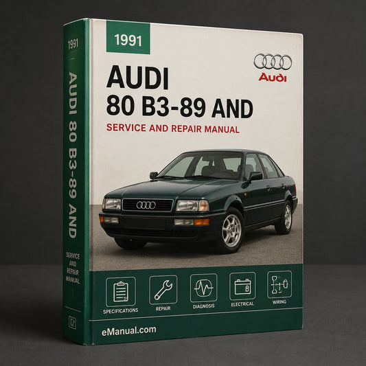 1991 Audi 80 (B3-89) Service and Repair Manual