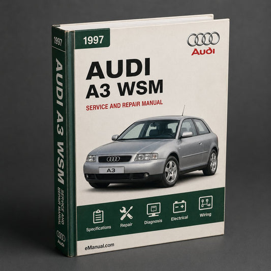 Audi A3 1997 WSM Service Manual Repair