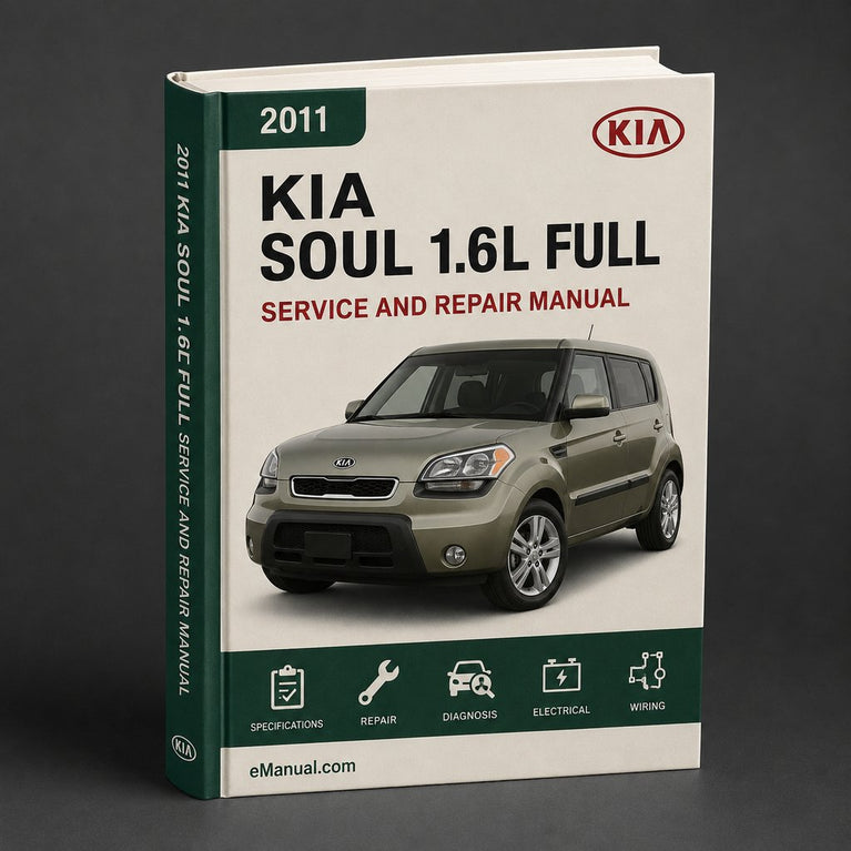 KIA SOUL 1.6L 2011 Full Service Repair Manual