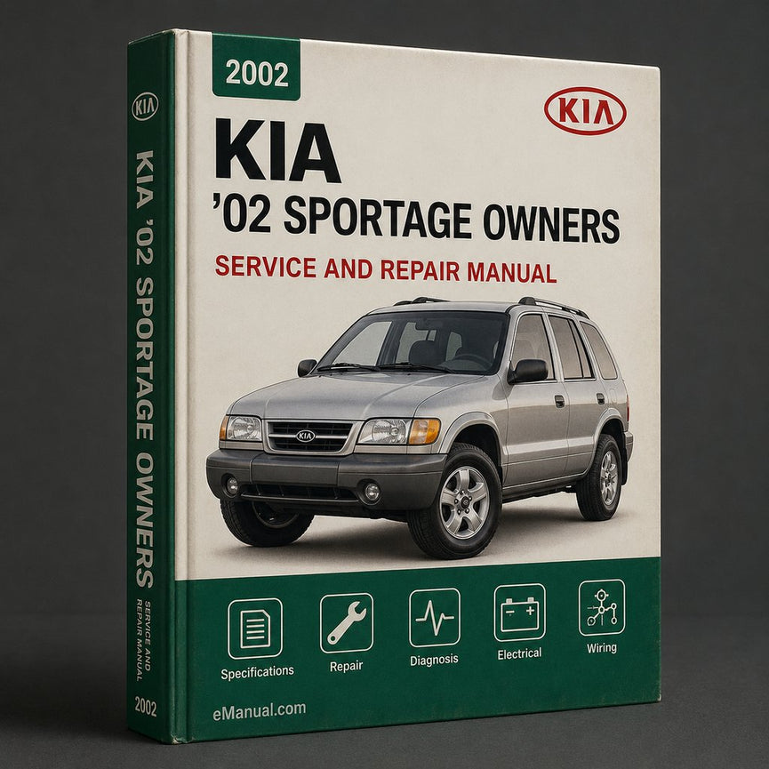 ‘02 Kia Sportage 2002 Owners Manual