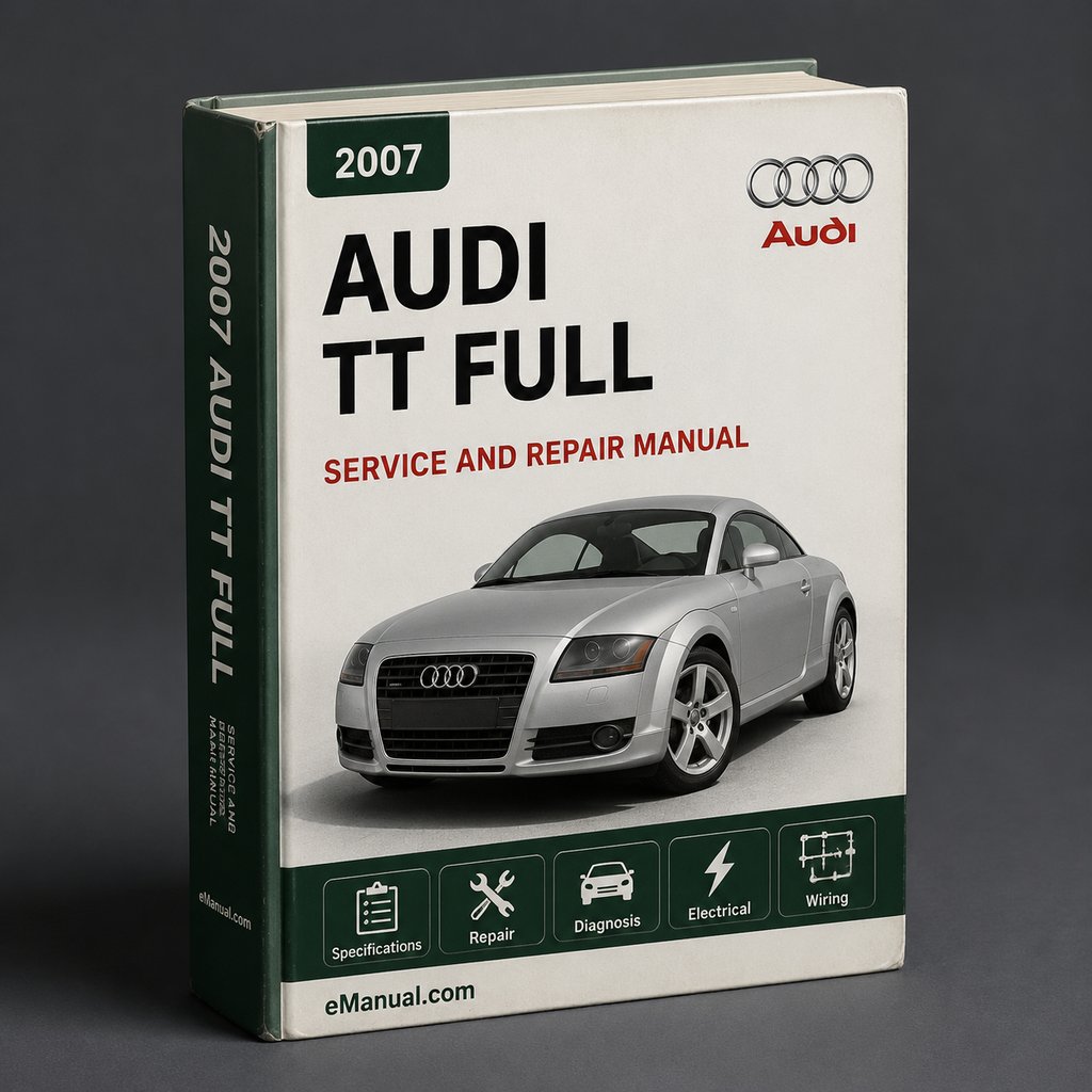 Audi TT 2007 full Service Repair Manual