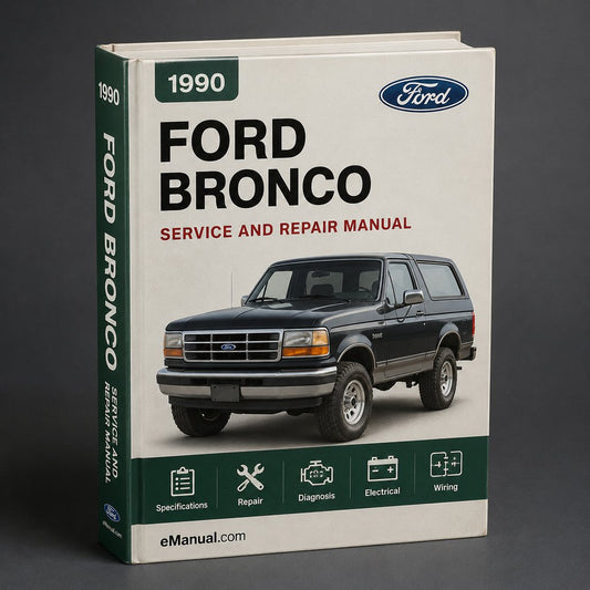 Ford Bronco 1990 Repair Service Manual