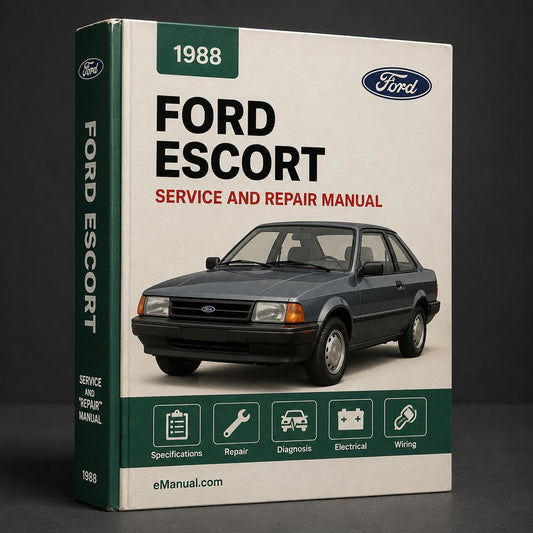 Ford Escort 1988 Repair Service Manual