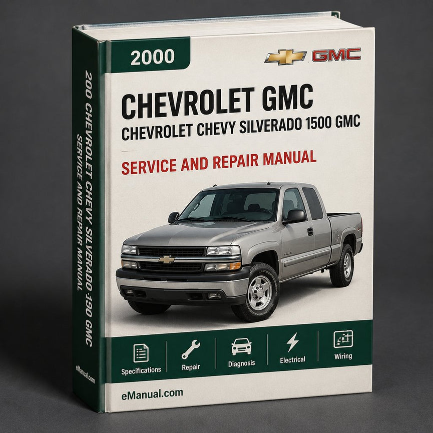 Chevrolet Chevy Silverado 1500 GMC Sierra Complete Workshop Service Repair Manual 2000 2001 2002 2003 2004 2005 2006 2007