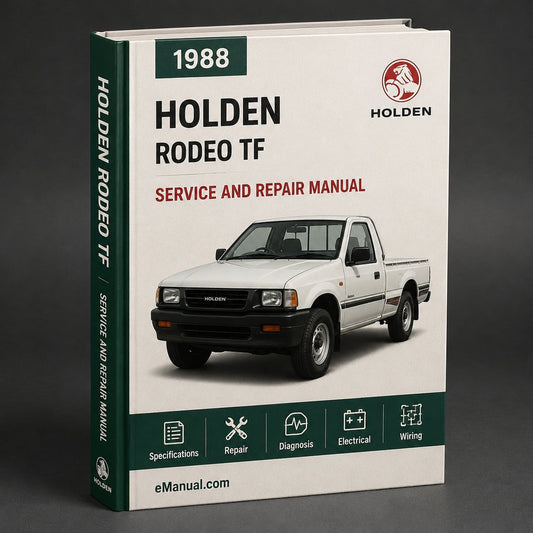 Holden RODEO TF 1988-2003 Service Repair Manual