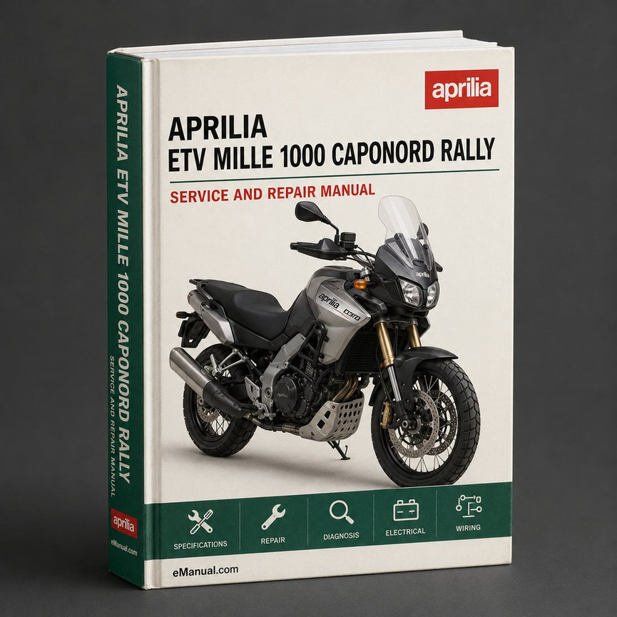 Aprilia ETV Mille 1000 Caponord Rally Workshop Service Repair Manual