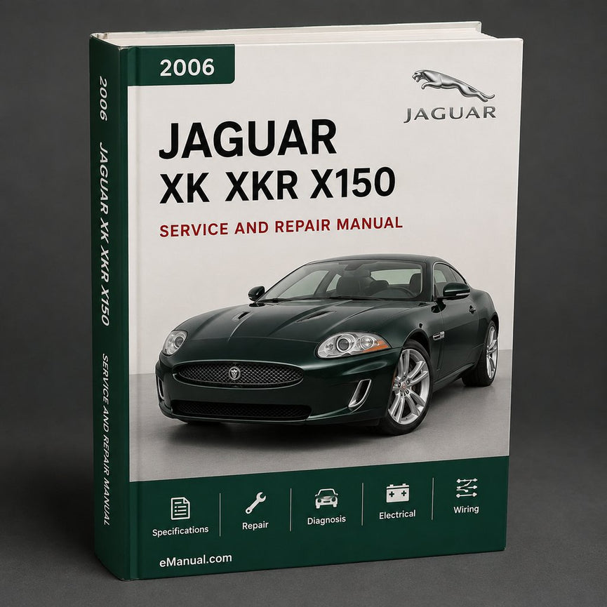 Jaguar Xk Xkr X150 Complete Repair Manual 2006-2010