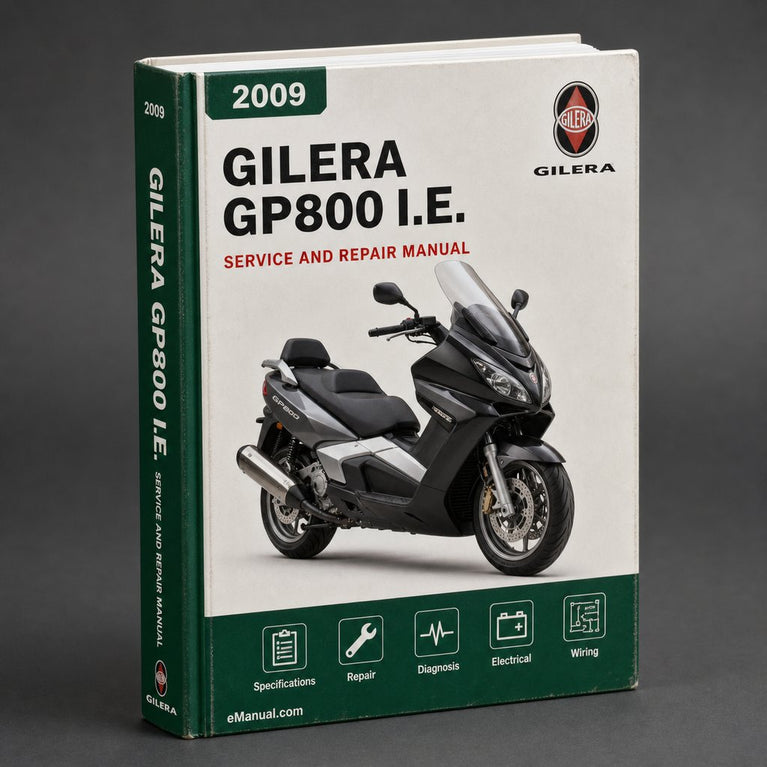 Gilera GP800 I.E. 2009 Factory Service Repair Manual