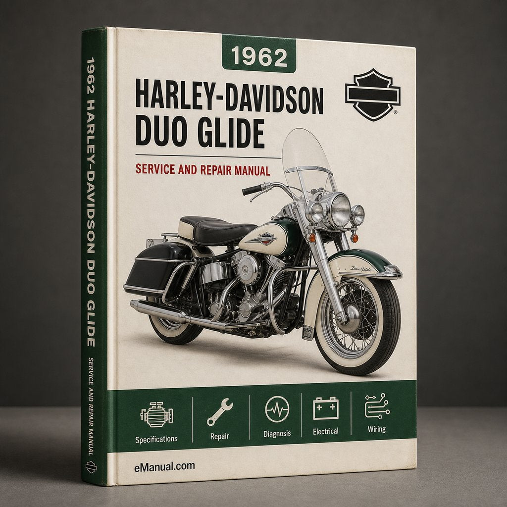 Harley-Davidson Duo Glide 1962 Factory Service Repair Manual