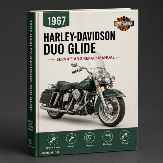 Harley-Davidson Duo Glide 1967 Factory Service Repair Manual