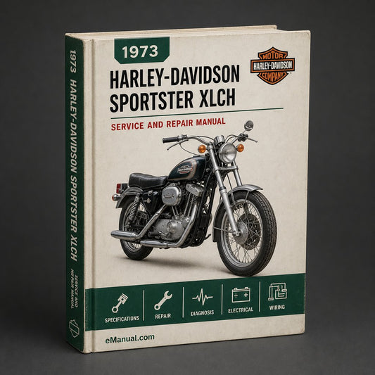 Harley-Davidson Sportster XLCH 1973 Factory Service Repair Manual