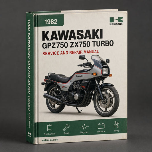Kawasaki GPZ750 ZX750 Turbo 1982-1985 Service Repair Manual