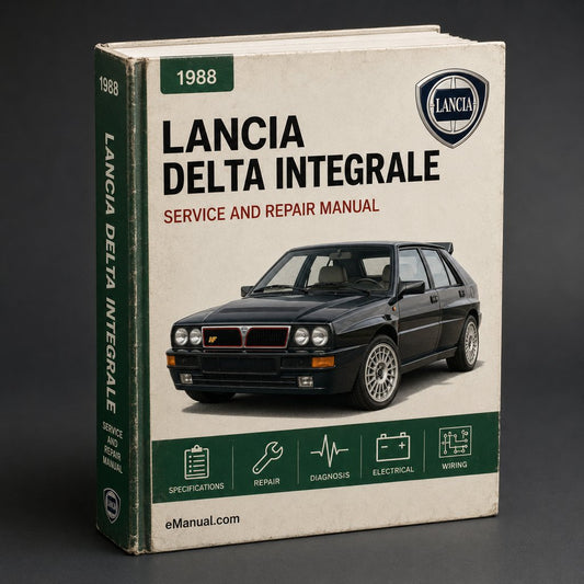 Lancia Delta Integrale 1988 Repair Service Manual