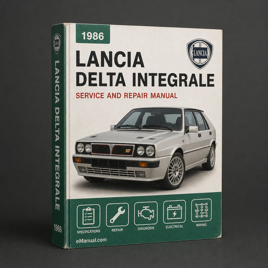 Lancia Delta Integrale 1986-1993 Workshop Service Repair Manual