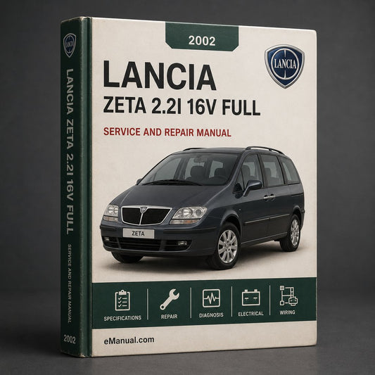 LANCIA ZETA 2.2I 16V 2002 Manual de reparación de servicio completo Descargar PDF