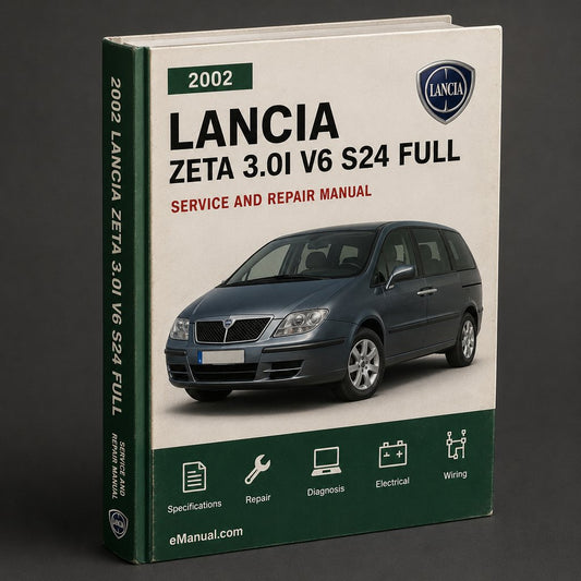 LANCIA ZETA 3.0I V6 S24 2002 Full Service Repair Manual