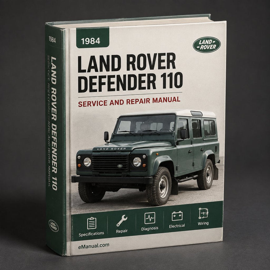 Land Rover Defender 110 1984 Factory Service Repair Manual