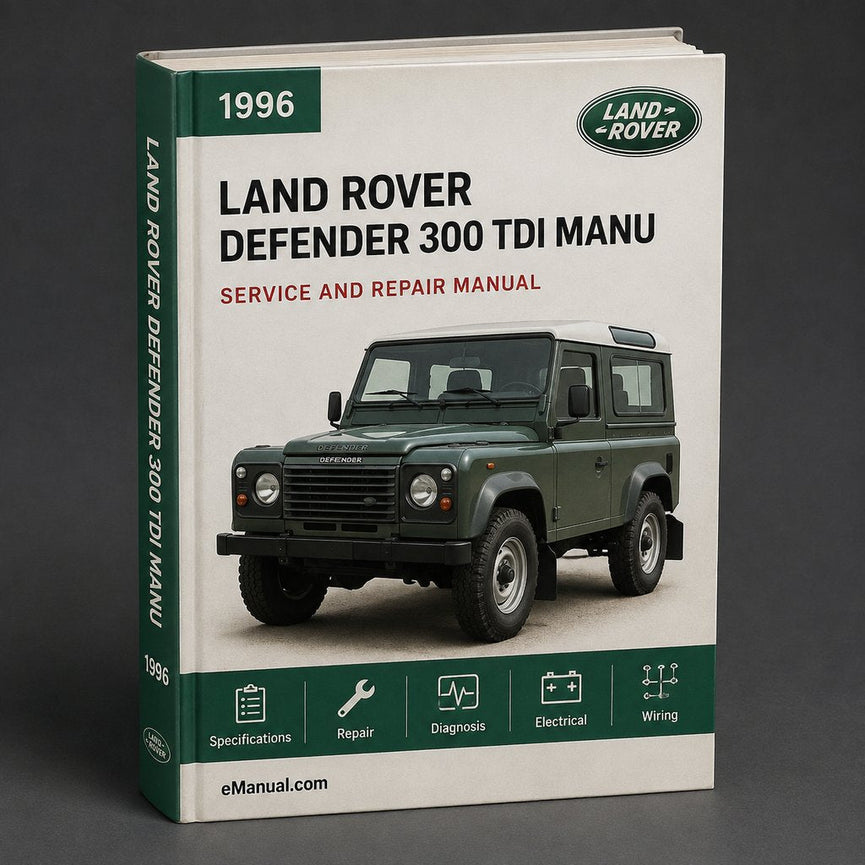 Land Rover Defender 300 Tdi 1996 Factory Service Repair Manu