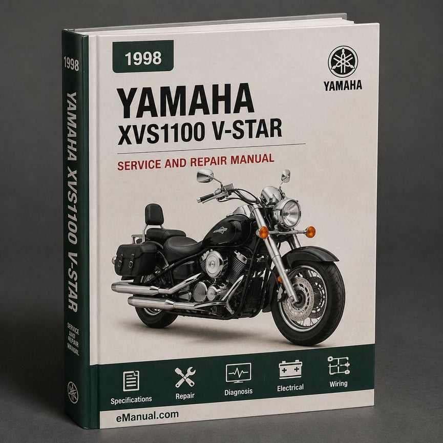 Yamaha XVS1100 V-Star 1998 1999 2000 2001 Service Manual