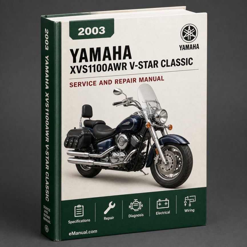 Yamaha XVS1100AWR V-Star Classic 2003 Service Manual